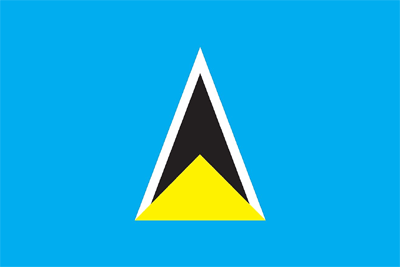 Bandera de Saint Lucia