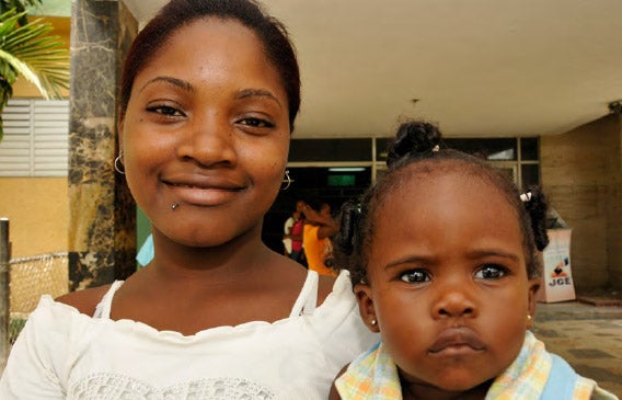 Mother and child in Latin America