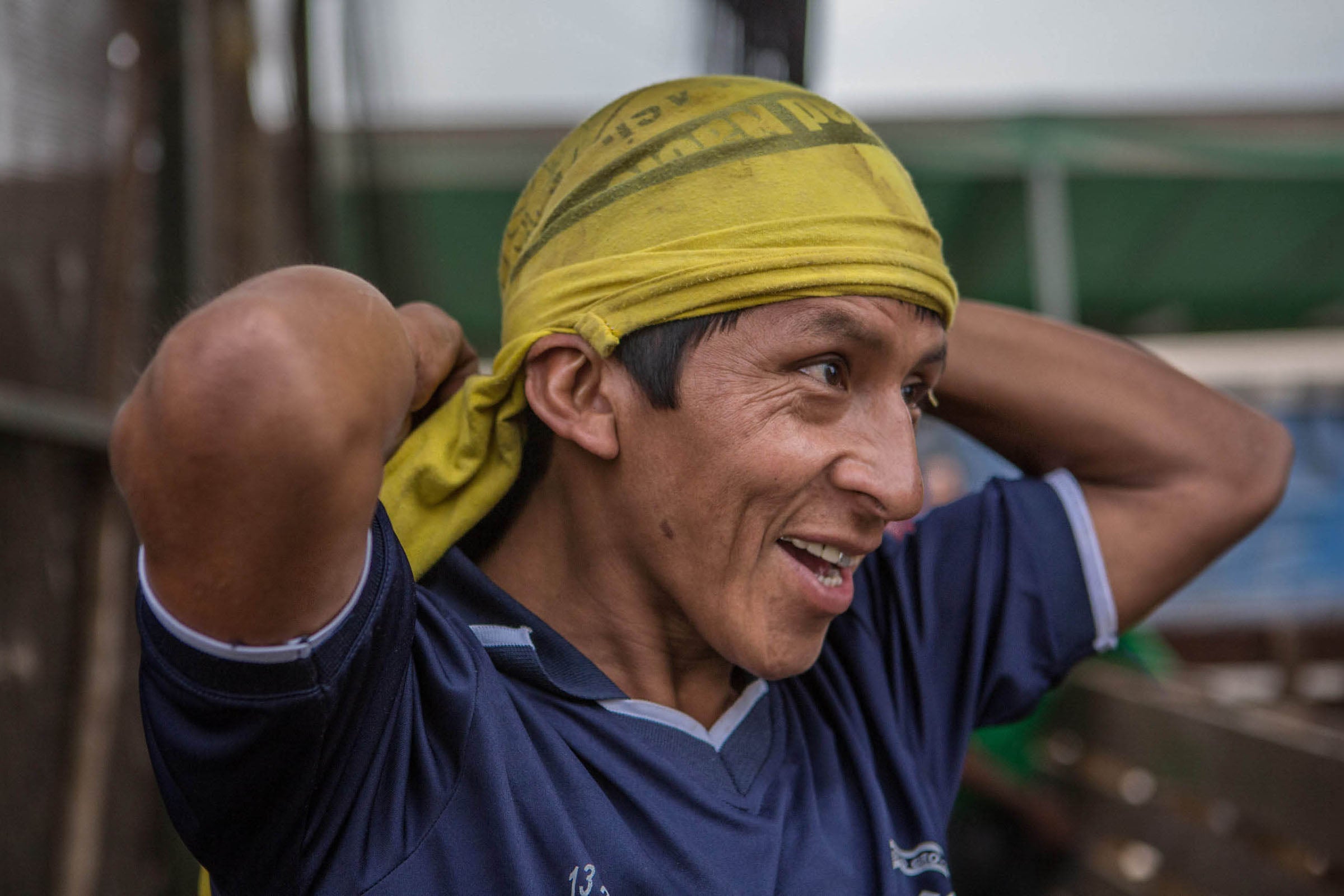 hombre trabajando